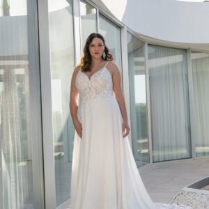 amelie bridal curvy bride grote maten jurk