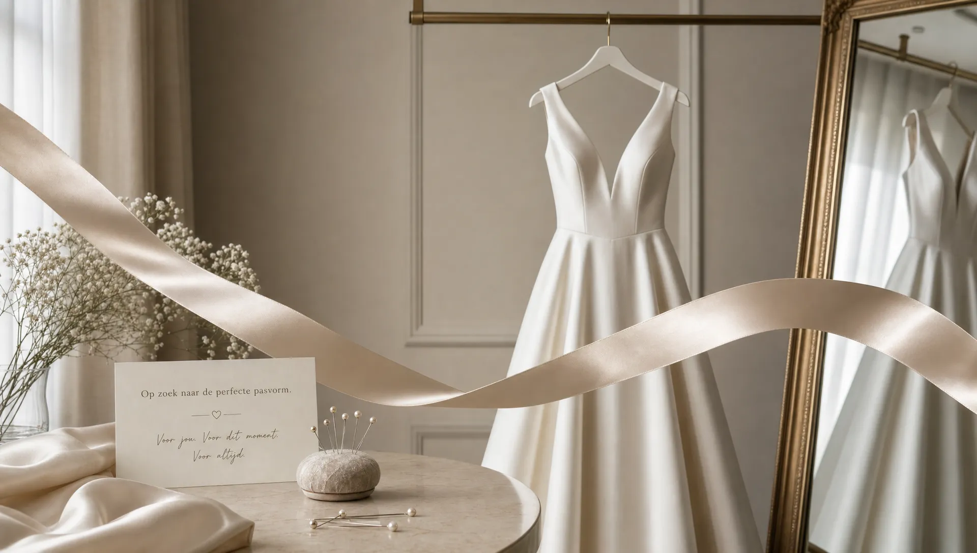 een-satijnen-silhouet-met-zachte-details-verbeeldt-ebd198b6-1788329510526 Een satijnen silhouet met zachte details verbeeldt de keuze voor een elegante trouwjurk.