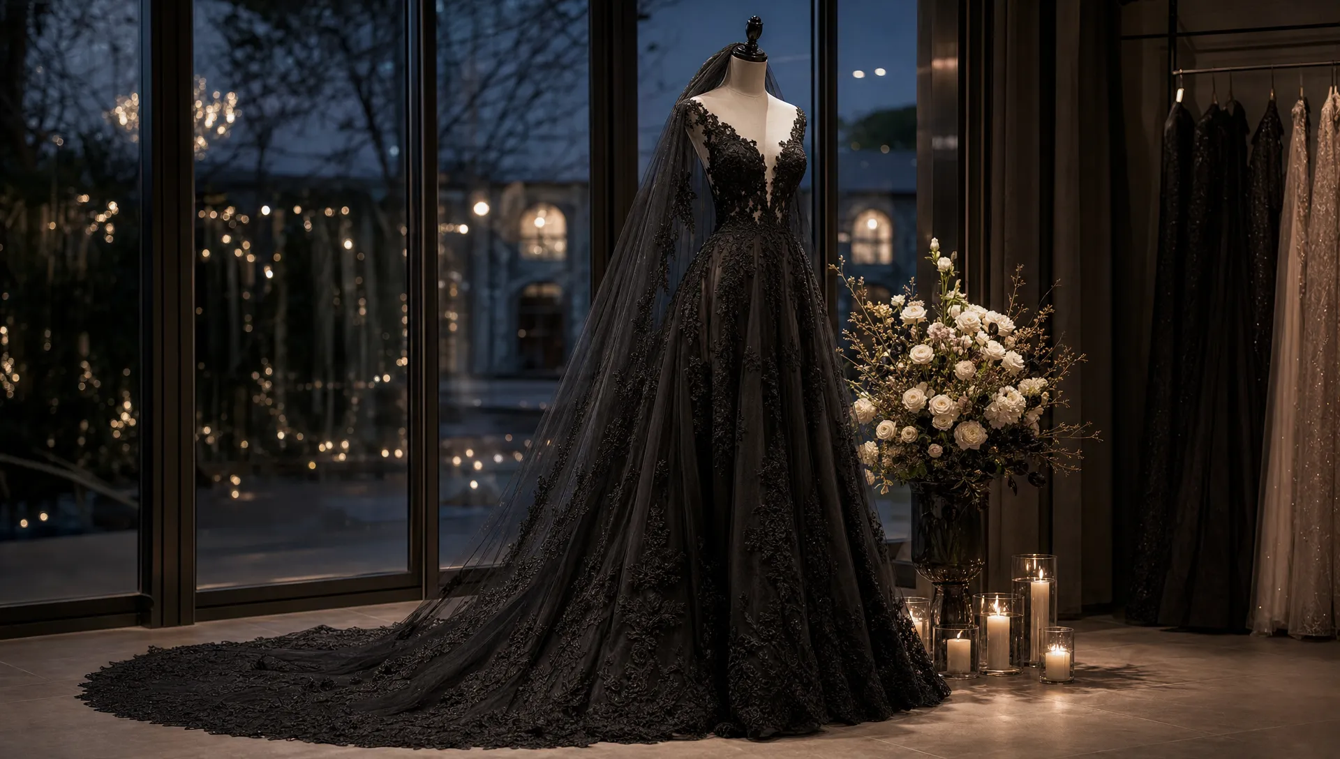 Zwart trouwjurk dragen? Zo maak je het elegant - Main Image